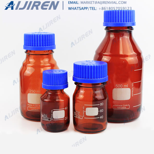 Common use GL45 bottle 1000ml amber reagent bottle factory
